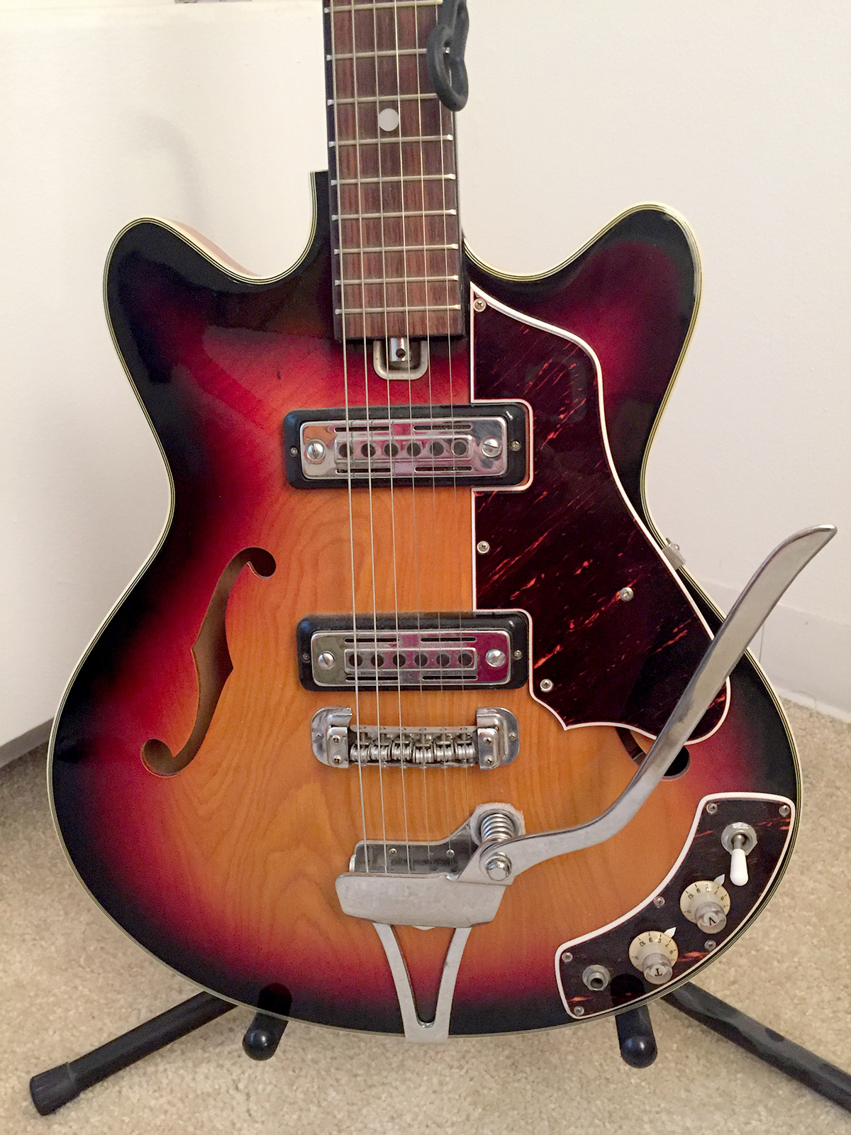 teisco silvertone guitar